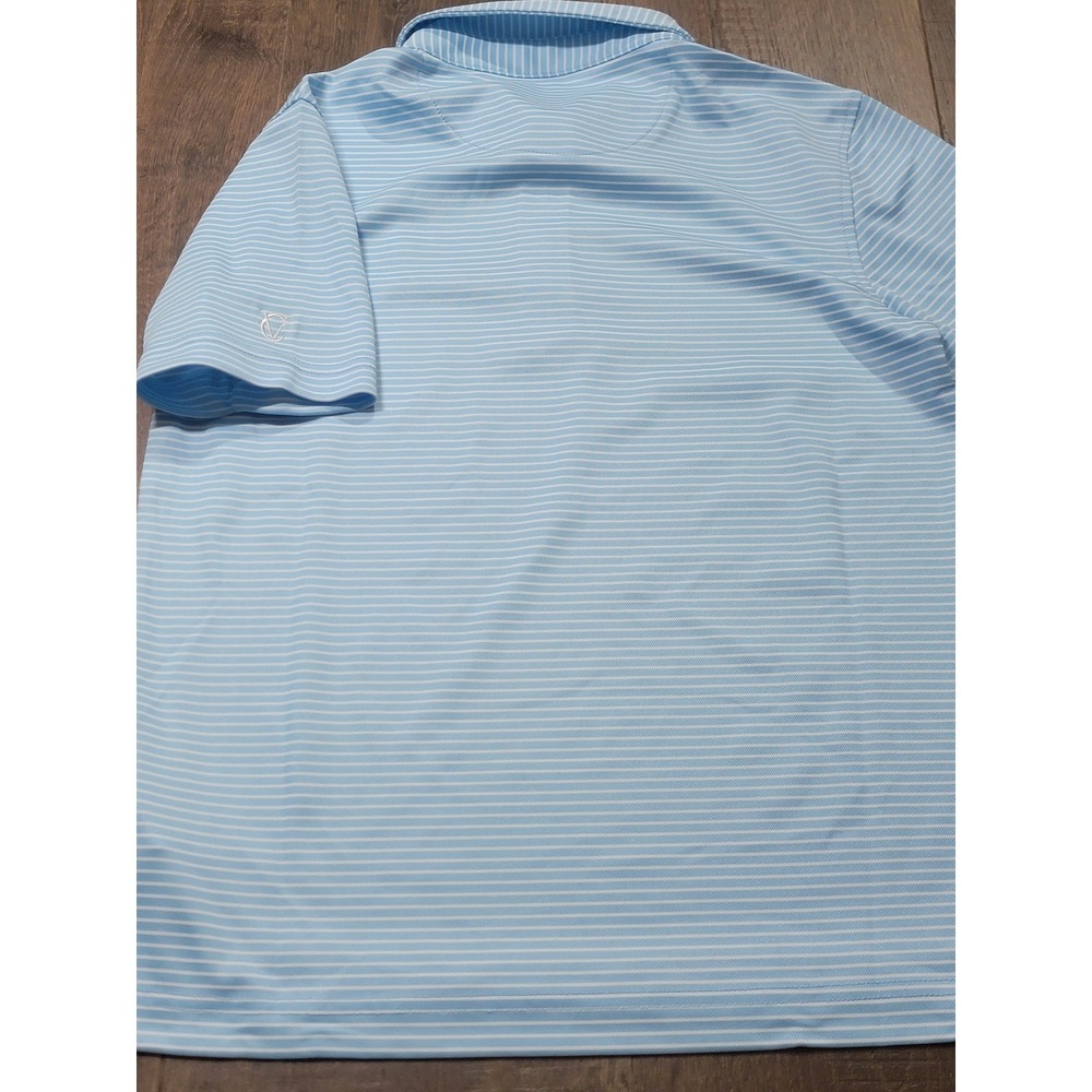 Johnnie-O Boys Hangin Out Striped Polo Shirt Lot of 2 Pink Blue Size 10 JBP02620 - Picture 12 of 12